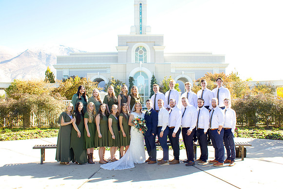 Skim wedding party